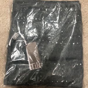 NWT Tilo twilight scarf, gray with sequins